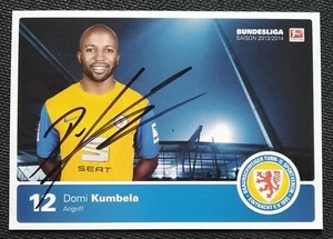 6149 Domi Kumbela Braunschweig 2013/14 Autogrammkarte original signiert - Picture 1 of 2