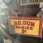 Boîte à cigares vintage RG Dun Babies 5 cents