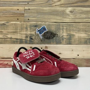 Killwinner Retro Training Turnschuhe Freizeit Herren Größe 7,5 rot Samt Wildleder  - Bild 1 von 12