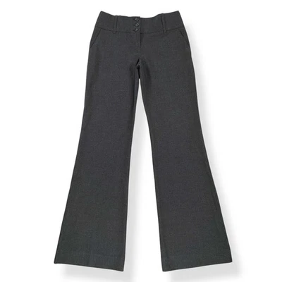 Pantalones The Limited Mujer Talla 0 (28x32) Gris Cassidy Calce Cintura Alta Acampanado Nuevos con Etiquetas Foto 1 de 4