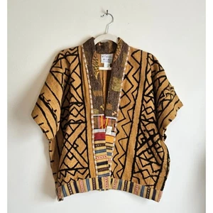 Veranda Wear Women's Sweater Hand Woven Guatemala Boho Wearable Art Knit - Picture 1 of 8