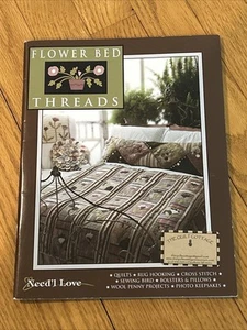 Neu Need’l Love Blumenbeet Fäden Quilt Musterbuch mit Mustereinsatz - Bild 1 von 10