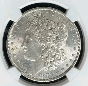 Dólar de plata Morgan 1883-O ~ NGC MS 63 ~HERMOSA MONEDA ~ REF#49-068 - Imagen 1 de 4