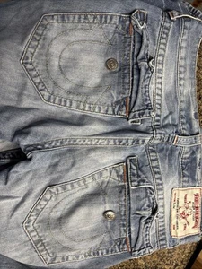 TRUE RELIGION GENO RELAXED SLIM JEANS SZ 32 NWT - Picture 1 of 3
