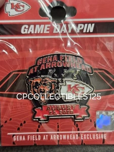 Kansas City Chiefs vs Bears Pre Season Game Day Pin August 22, 2025 NEW - Picture 1 of 1