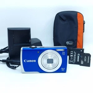 Cámara digital Canon PowerShot A2600 16 MP azul probada | Envío y devolución gratuitos en el Reino Unido  - Imagen 1 de 20