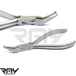 How Alicates Curvos 14 cm Ángulos Utilitarios Alicates Ortopédicos Alambre Doblado Dental - Imagen 1 de 3