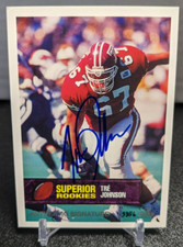 TRE JOHNSON 1994 Superior Rookies Auto On Card Autograph TEMPLE / REDSKINS #d