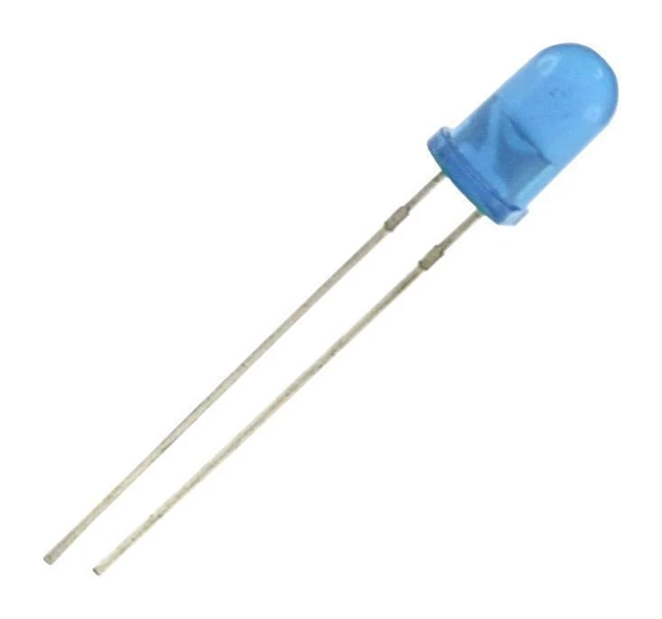 5mm Verbreitet LED, Blau, 3.2V, 20mA - MP008539 - Bild 1 von 1