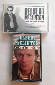 2 Delbert McClinton Kassettenbänder Honky Tonkin und ich bin mit dir - Bild 1 von 5