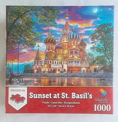 SUNSET AT ST. BASIL'S Jigsaw Puzzle - 1000 pieces - Image 1 of 2