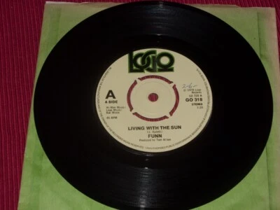 Funn:  Living With The Sun   UK     7"    EX+  promo - Image 1 of 2