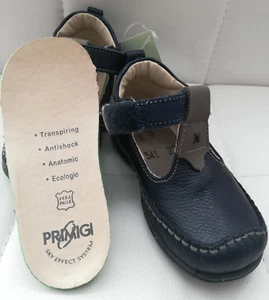 Primigi Kinder Jungen Schuhe Sandalen blau Leder Größe 22 Neu - Bild 1 von 12