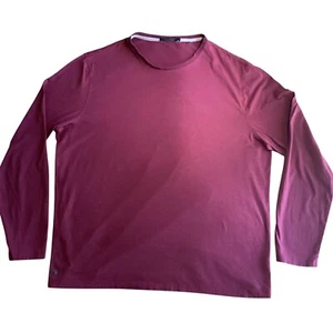 Greyson Langarm T-Shirt Soft Knit Freizeit Oberteil Burgund XL - Bild 1 von 6