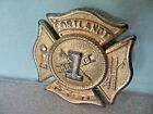 Obsolete early 1900's Cortlandt Hook & Ladder Co. P.F.D. N.Y. Uniform badge pin