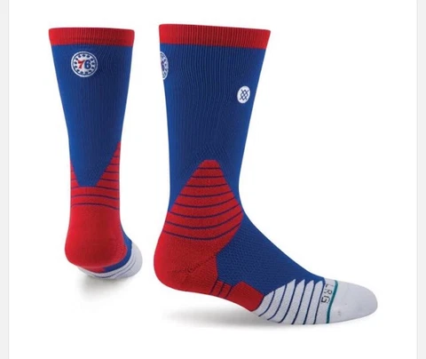 Philadelphia 76ers Stance Core Crew Socks Men's Medium (6-8.5) New With Tags Cover