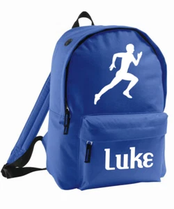 Bolso Mochila Personalizada para Niños Mochila Añadir Nombre Niños Niñas Correr Atletismo - Imagen 1 de 12