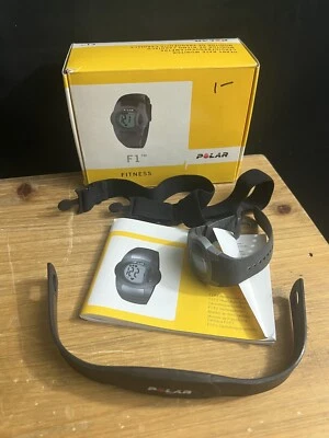 Reloj Monitor de Ritmo Cardíaco Polar F1 FITNESS, CORREA Necesita Batería COMO ESTÁ Sin Probar Foto 1 de 4