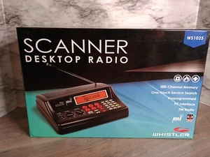 Whistler-Ws1025 Analog Desktop FM Radio Scanner Backlit LCD 200 Channels - Picture 1 of 14