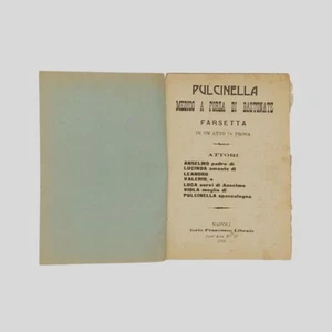 Pulcinella Medico a forza di bastonate Atto unico 1905 - Bild 1 von 2