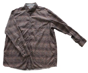 Casa Moda button shirt men XXL size comfort fit brown - Picture 1 of 7