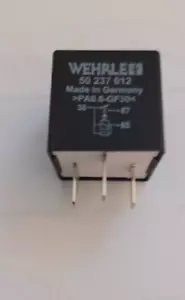 WEHRLE 1J0906381A / 50237012 ECM Power Supply 4-Pin Relay - Foto 1 di 2