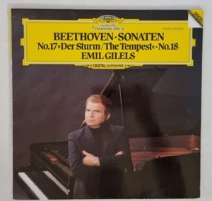 Emil Gilels Beethoven Piano Sonata No. 17 & 18 DGG ED.1 Digital 2532 061 NM LP - Picture 1 of 3