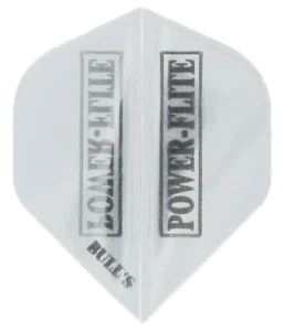Bulls -6x- Power Flite Flight Clear Standard Dart flights Bull´s Transparent - Bild 1 von 1