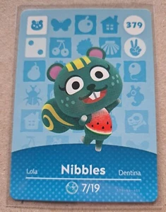 Nibbles - 379 - Animal Crossing Amiibo Card - Picture 1 of 1