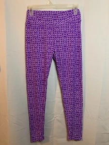 Juniors Women's LuLaRoe Size One Size - Purple Leggings - 22" x 26" EP - Picture 1 of 3
