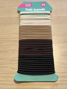 Fasce per capelli 36 pezzi tienilo maneggevole NUOVE cravatta per capelli - Foto 1 di 6