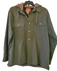 Fabrycznie nowa z metką Buckhorn River Męska zielona/kamuflażowa kurtka zimowa/płaszcz XL z kapturem
