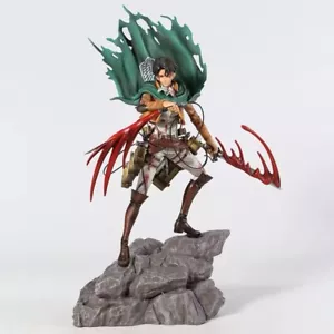 Action Figure Levi Ackerman Attack On Titan 36 cm Statua Collezione Anime Manga - Foto 1 di 6