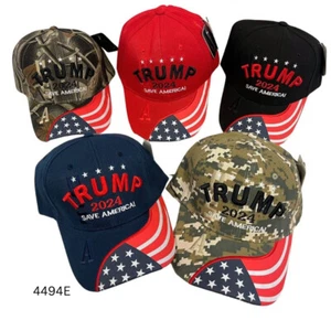 TRUMP WON RED WAVE TRUMP 2024 EMBROIDERED HAT CAP X1 - Picture 1 of 2