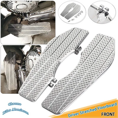 Front Driver Footboard Floorboards For Harley Road King Street Tour Glide FLHX - Image 1 of 4