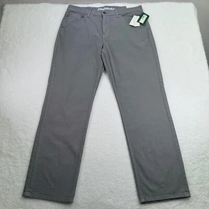Flag And Anthem Jeans Mens 36x32 Gray (38W) Portland Relaxed Straight Brunswick - Picture 1 of 13