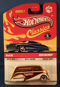 HOTWHEELS * CLÁSICOS, SERIE 5, ENTREGA DECO * 19/30, ¡SE VE NARANJA/BLANCO!!!! - Imagen 1 de 6
