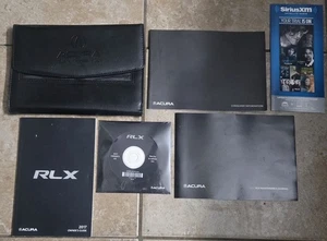 6pc Set Genuine OEM 2017 Acura RLX Owners Guide Manual w/ Supplements & Case - Picture 1 of 9