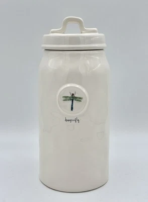 ¡NUEVO! Bote Libélula Rae Dunn Marfil Altura 9.5" ¡EXCELENTE! Dragon Fly Foto 1 de 4