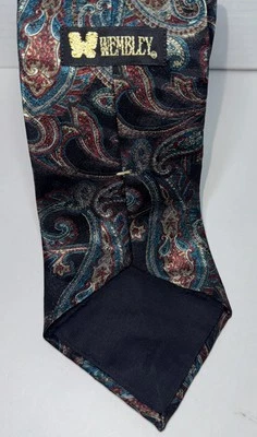 Corbata de cachemira vintage para hombre Wembley  Foto 1 de 4