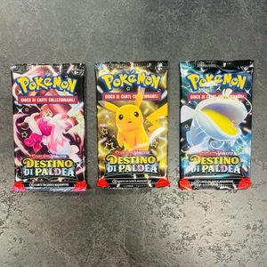 Pokemon Destiny Of Paldea 3 Bags - Picture 1 of 2