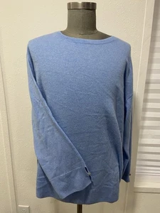 Draper James Womens Blue Cashmere Long Sleeve Pullover Sweater 2X - Picture 1 of 10