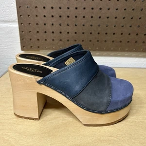 Zapatos sin cordones suecos Hasbeens de madera con tacón de mula talla 38 para mujer - Imagen 1 de 9