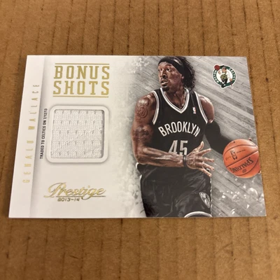 2013 Prestige Bonus Shots JSY RELIC Gerald Wallace #12 Celtics Baloncesto (f3) Foto 1 de 2