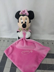 Disney Nicotoy Minnie Mouse Lovey Security Blanket Stuffed Animal Toy - Picture 1 of 8