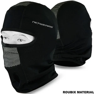 Motorcycle Balaclava Face Mask Thermal Roubix Motorbike Under Helmet Black - Foto 1 di 2