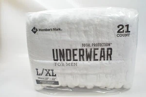 Members Mark 21 Stück Total Protection Erwachsene Männer Unterwäsche Inkontinenz - Bild 1 von 2