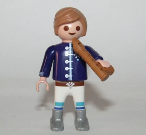 Playmobil Elegant Musician Boy w/ flute musician instrument - C51 - Picture 1 of 4