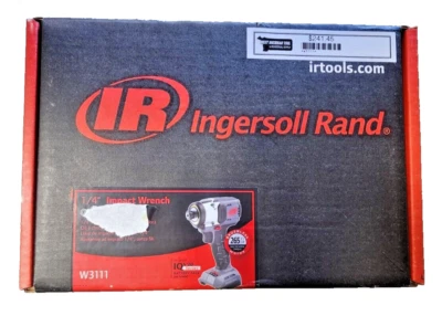 Driver de impacto compacto hexagonal W3111 Ingersoll Rand 20v 1/4" - ferramenta nua - Imagem 1 de 4