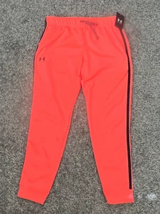 Under Armour Girls Armour Fleece Pants, Coral, Size: Youth Large NWT - Picture 1 of 2
